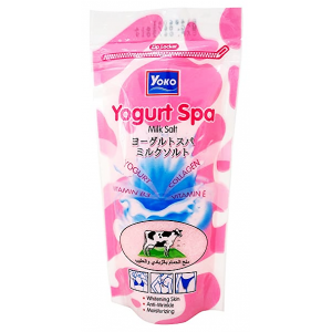 Spa Yogurt Milk Salt For Moisturizing Scrubbing & Lightening Skin Yoko 300 gm